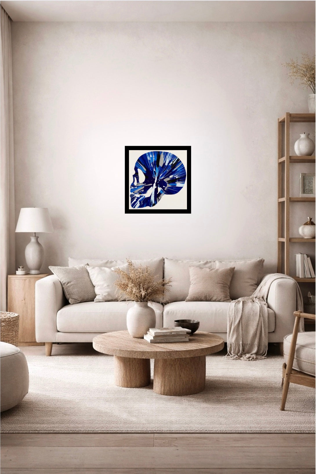 Skull- Unique Spin Painting