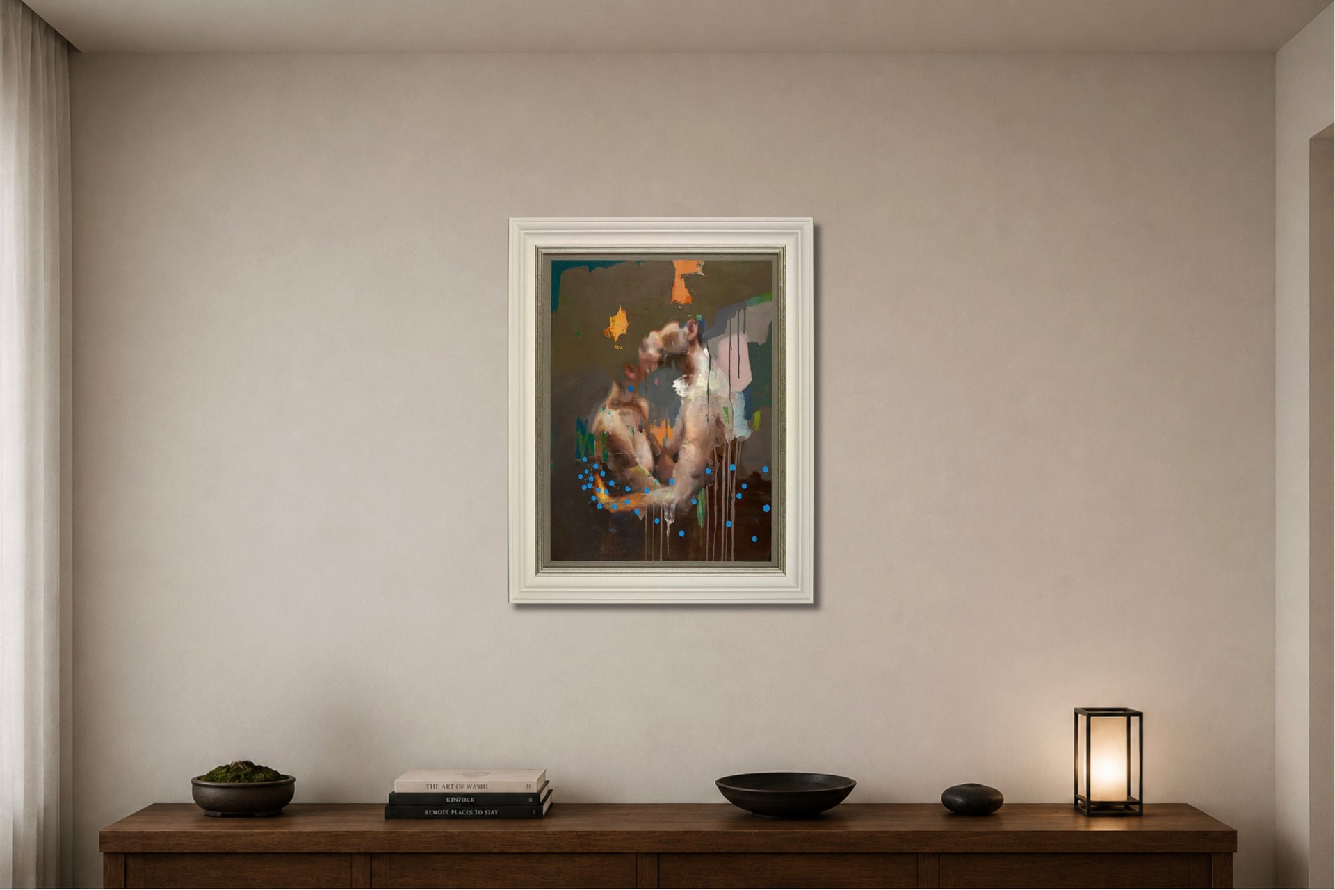 The Kiss (Canvas on Board)
