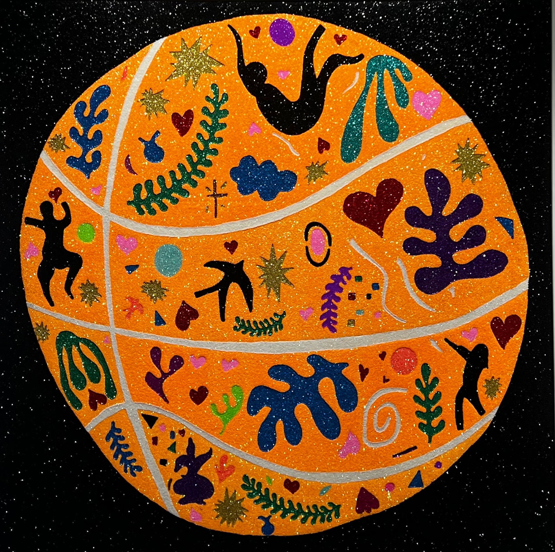 Henri Matisse's Basketball Glitter