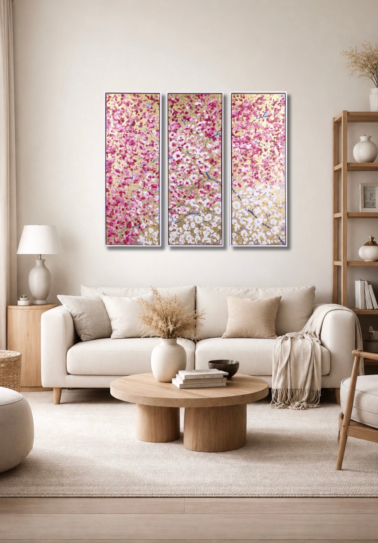 Spring Embrace (Triptych)