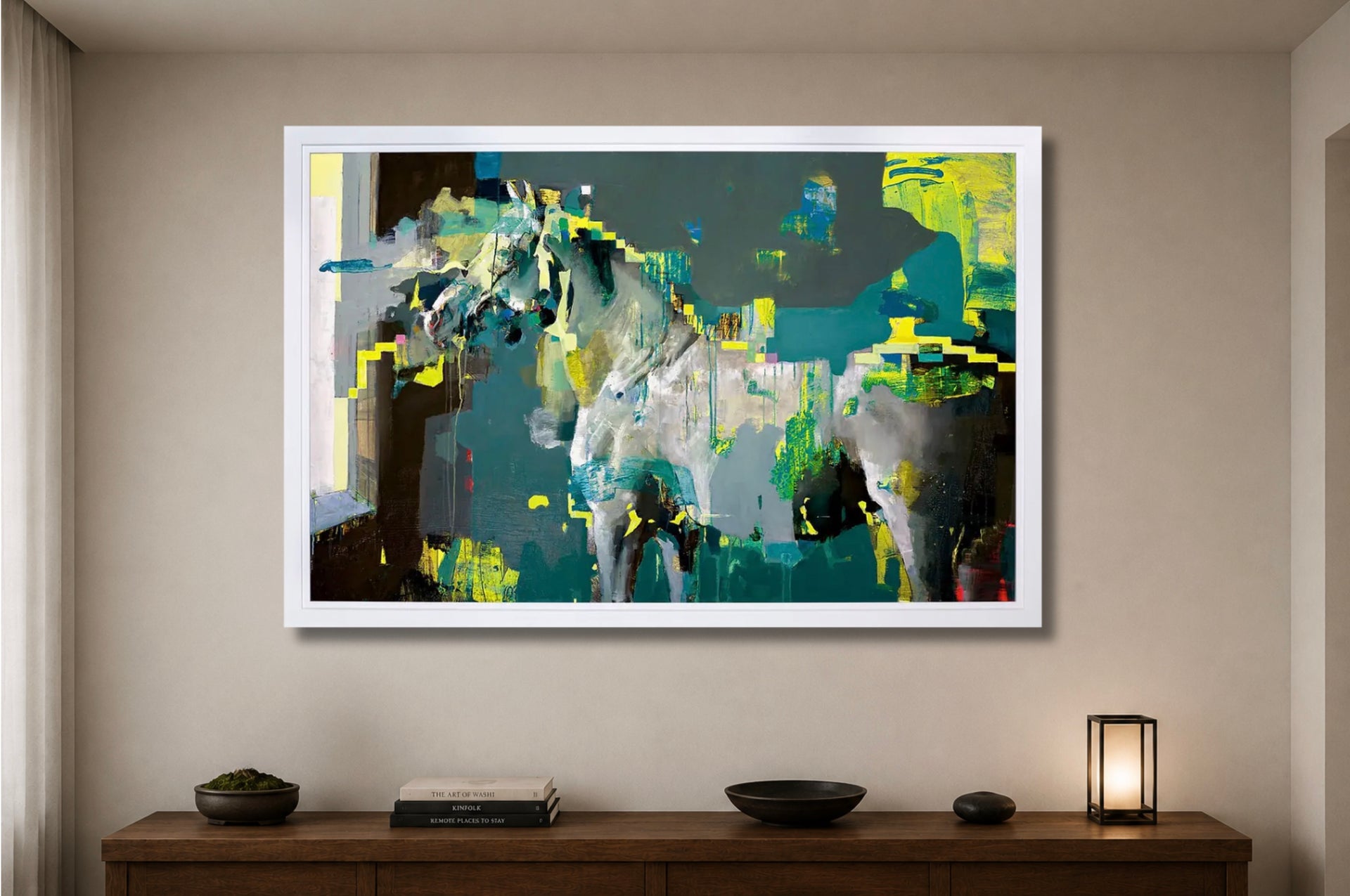 Trance Horse in Deep House with Digital Window