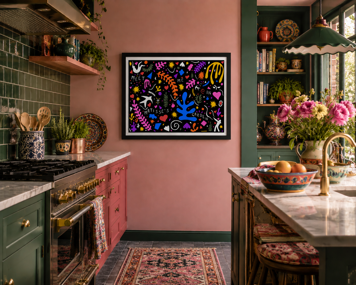Meet me in Matisse's Garden (Black)