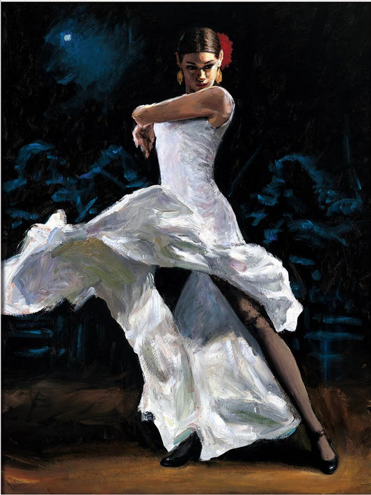 Flamenca de Blanco