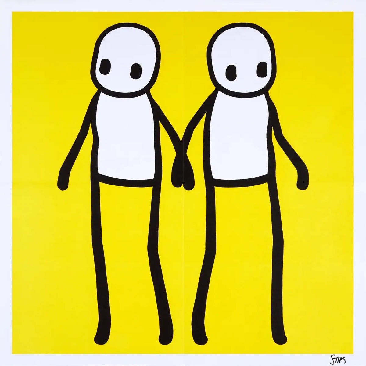 Holding Hands (Yellow)