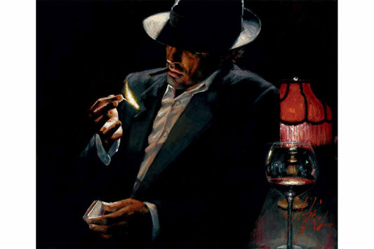 Man Lighting a Cigarette II