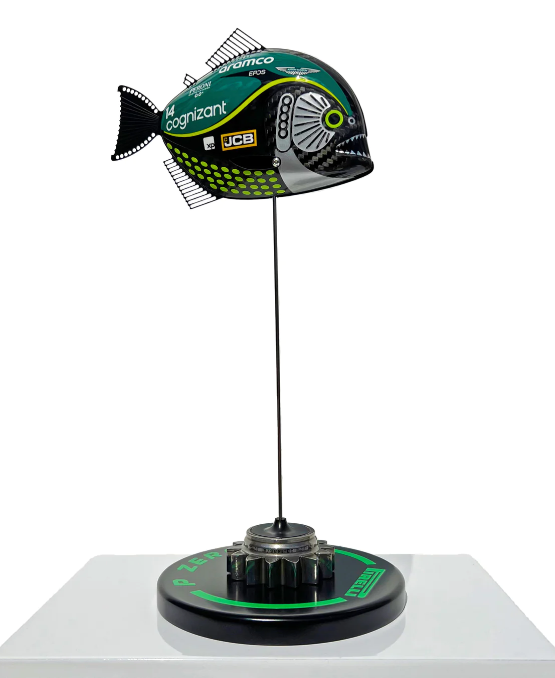 2023 Aston Martin Fernando Alonso Baby Piranha Sculpture by Alastair Gibson