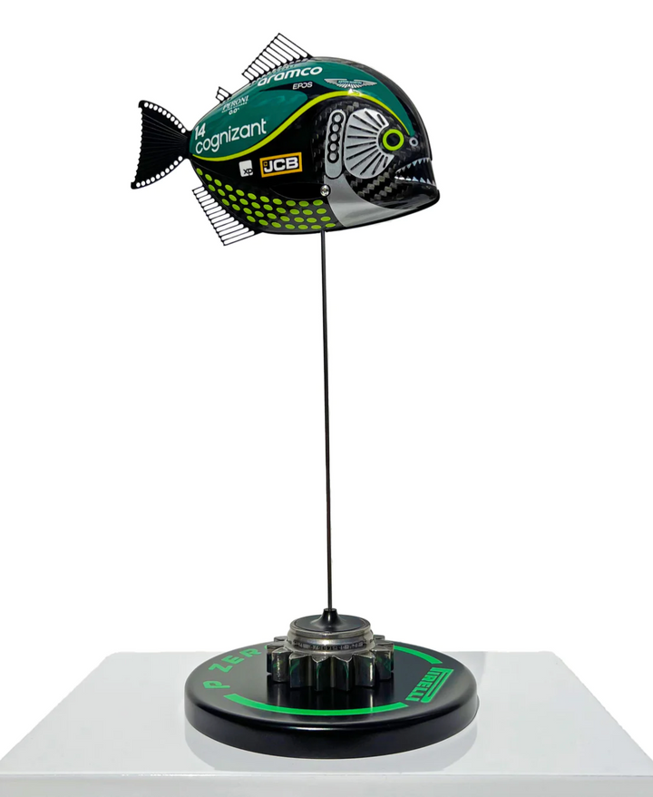 2023 Aston Martin Fernando Alonso Baby Piranha Sculpture by Alastair Gibson