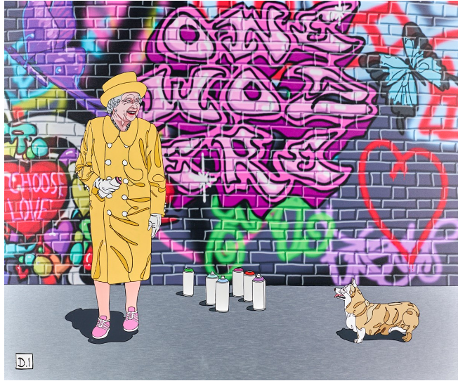 Graffiti Queen 'One Was Ere' - Original by Dylan Izaak