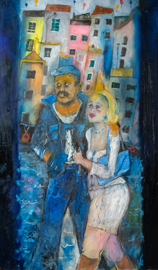 The Dock Worker and the Girl From Bristol Blue - Original