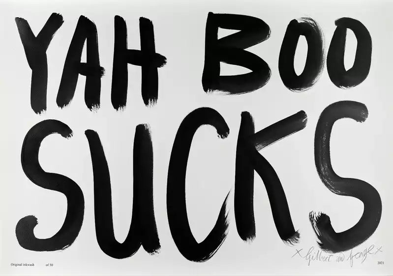 YAH BOO SUCKS (EDITION OF 50)