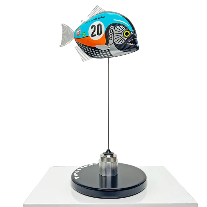 Gulf Porsche Baby Piranha Sculpture by Alastair Gibson