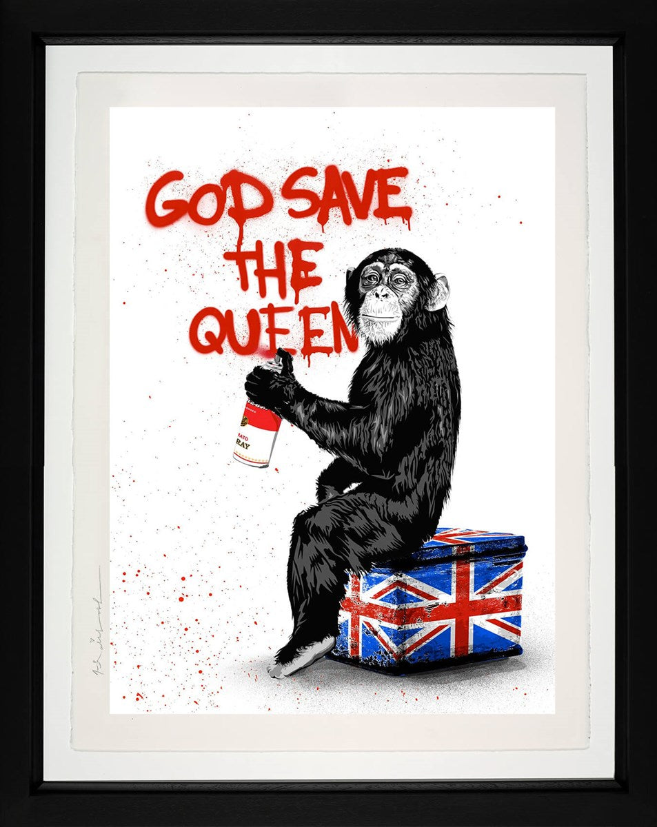 God Save the Queen - Mr Brainwash by Mr Brainwash