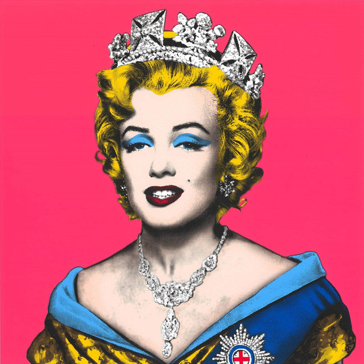 Queen Marilyn (Pink) by Mr Brainwash