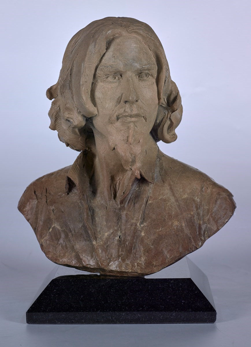 Self Portrait Bust by Fabian Perez